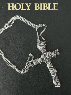 James Avery RETIRED Silver Harvest Cross. Rare XL sz 1 3/4 x 3 3/8.